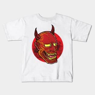 Red Hannya Kids T-Shirt